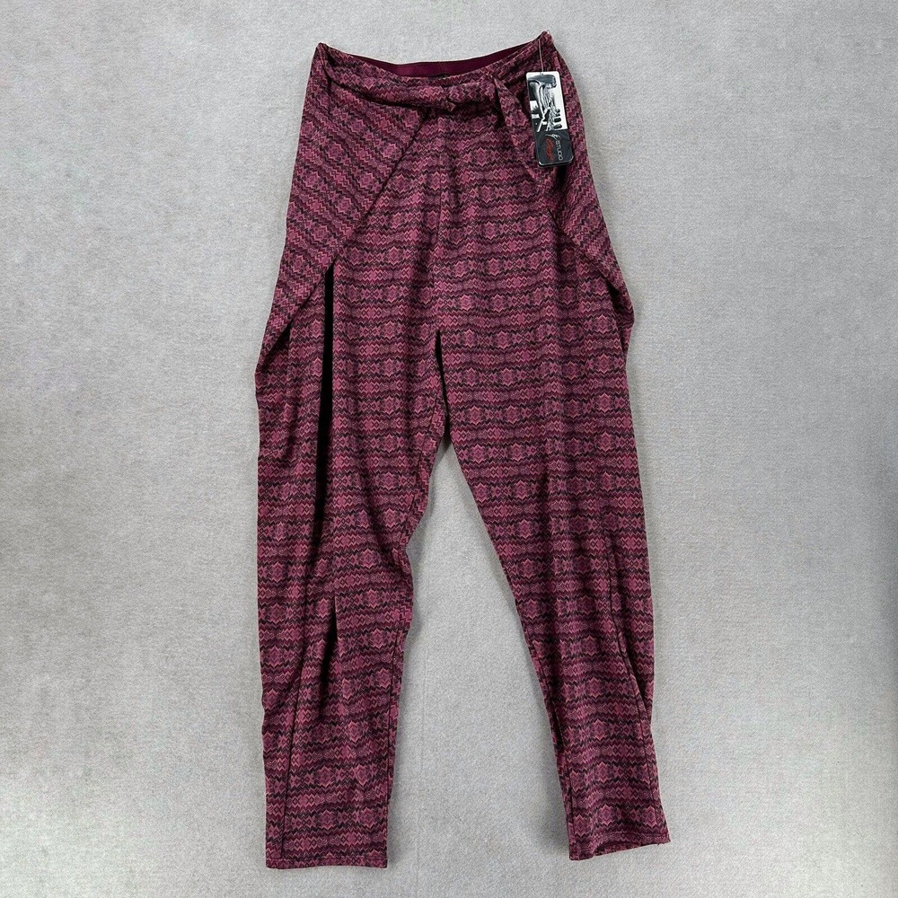 NWT Capezio Womens Veronika Embrace Your Ballerina Geometric Pink Jazz Pants XS‎
